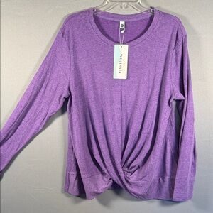 Wujinxia Women's Long Sleeve Top in Purple